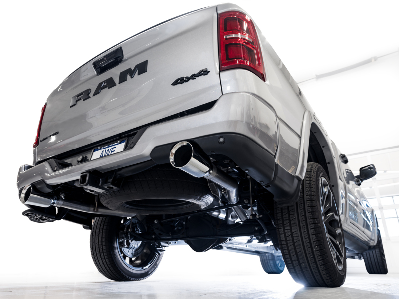 RAM 1500 Performance Exhaust - AWE Tuning - 0FG Catback Touring - Chrome Silver - `25-`27